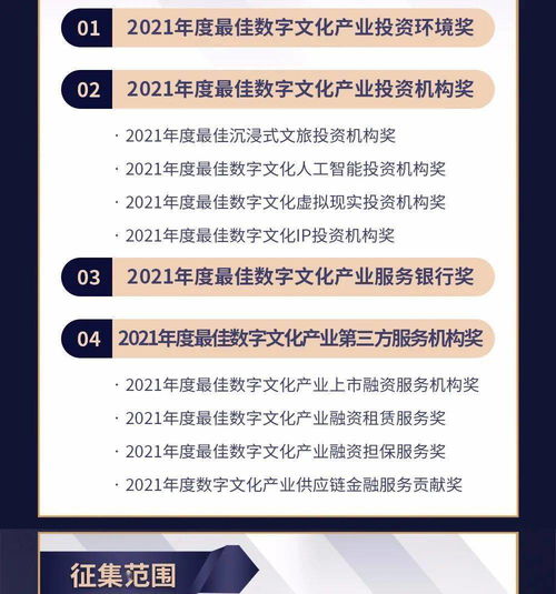 2021年文化金融创新奖数字文化产业评选启动 聚焦数字文化创意内容应用服务新浪潮